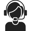 Icon Person mit Headset